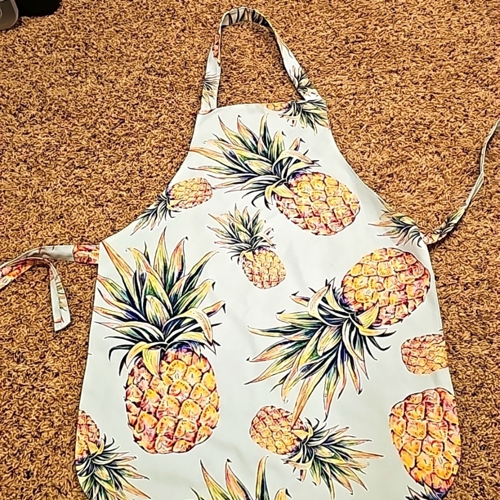 Nwot Electro threads pastel pineapple apron